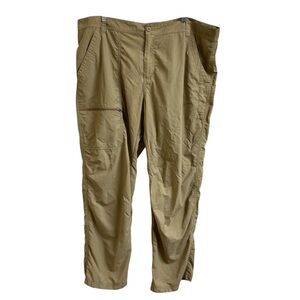 Columbia PFG Mens Size 44/30 Khaki Rip Stop Cargo Fishing Pants Gorpcore Hiking